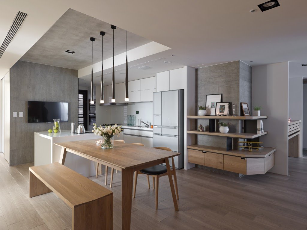 Phòng bếp với những trang thiết bị hiện đại