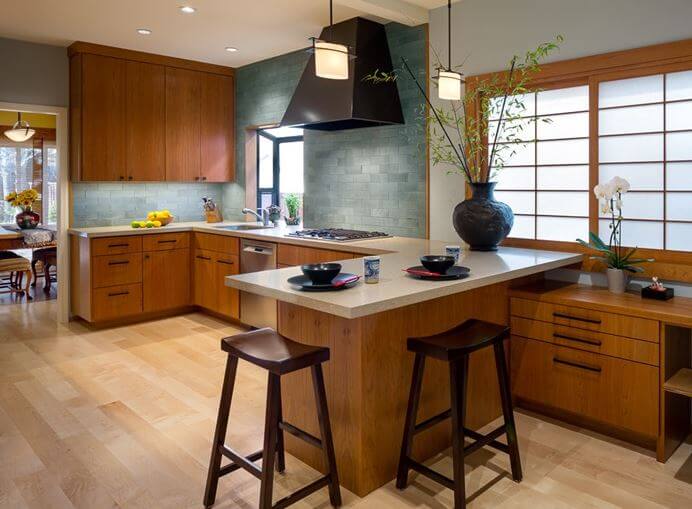 Tối giản trong không gian bếp
