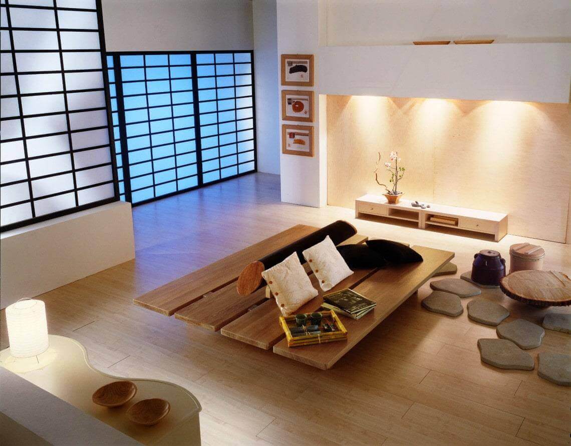 Lược bỏ những vật dụng không cần thiết tạo nên không gian thoáng mát