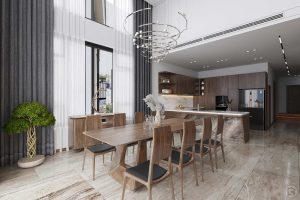 Lựa chọn vị trí thi công nội thất phòng bếp
