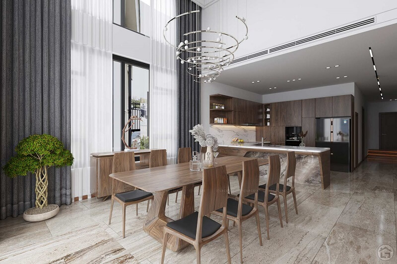 Lựa chọn vị trí thi công nội thất phòng bếp