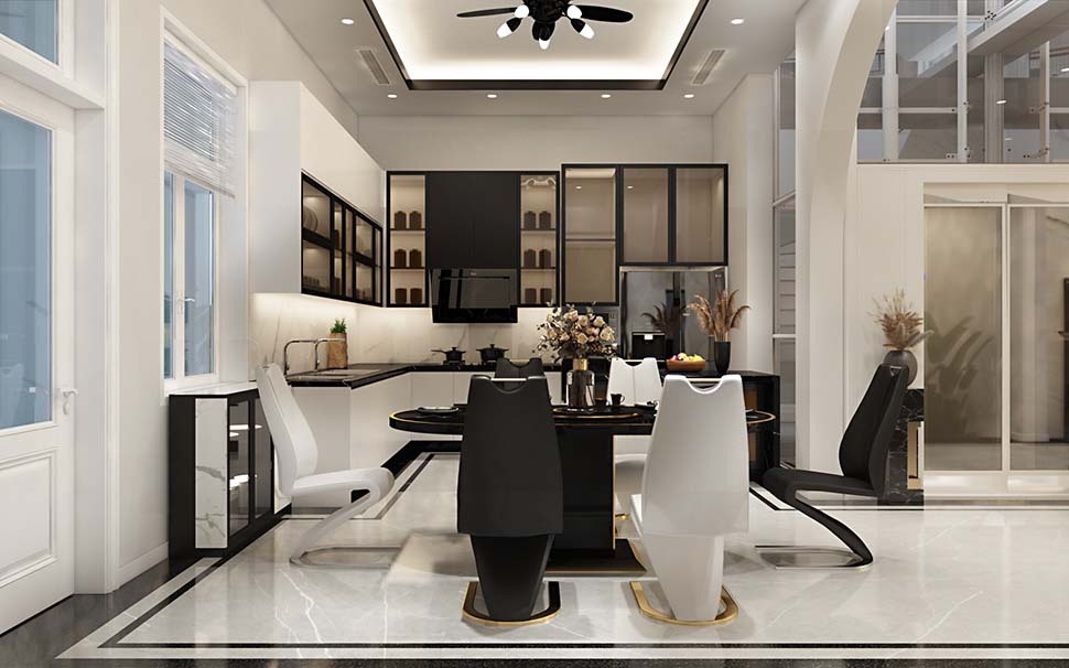 Mẫu thiết kế phòng bếp hiện đại