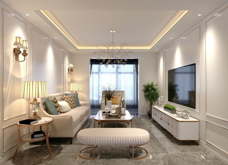 Một mẫu nội thất phòng khách đa năng, sang trọng và hiện đại được khá nhiều gia đình yêu thích