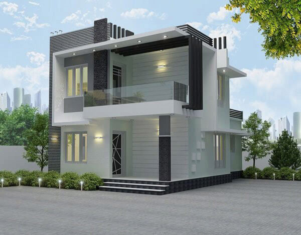 Nhà mái bằng tiện lợi, hiện đại