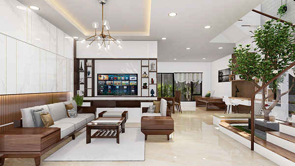 Lưu ý cần biết khi thiết kế nội thất cho nhà liền kề