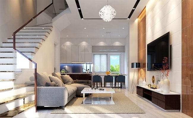 Thiết kế nội thất biệt thự liền kề ấm cúng