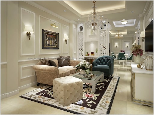 Mẫu nhà ống phong cách cổ điển