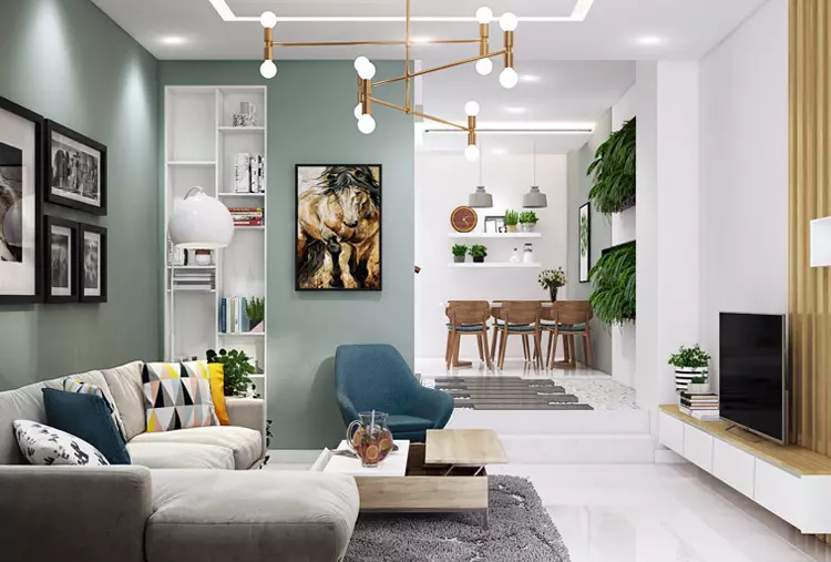 Nội thất nhà phố thiết kế theo phong cách hiện đại