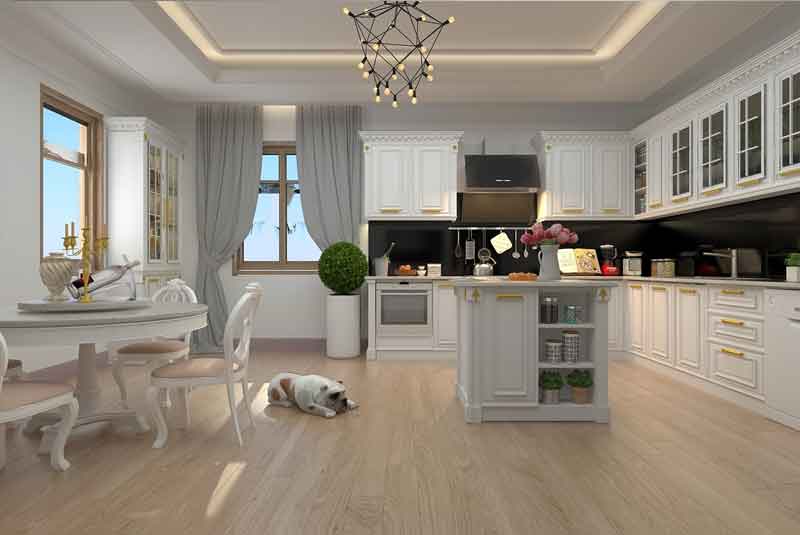Thiết kế phòng bếp tân hoài cổ theo hướng tối giản