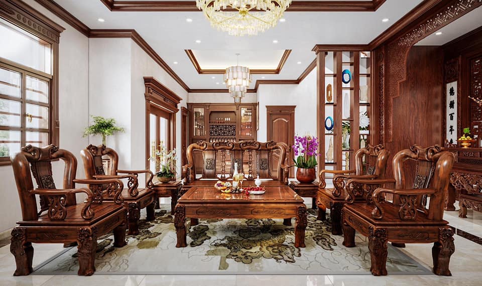 Quan tâm tới yếu tố phong thủy trong trang trí phòng khách