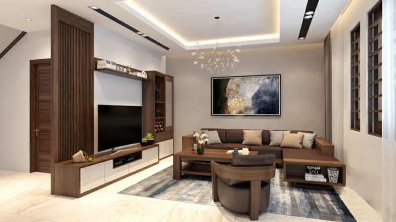 Thiết kế nội thất phòng khách cho chung cư diện tích nhỏ trong thành phố
