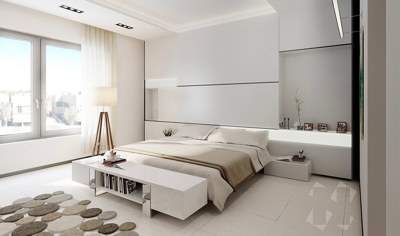 Thiết kế phòng ngủ phong cách tối giản