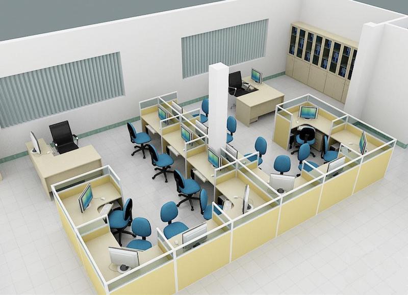 Phối cảnh 3D văn phòng trước khi tiến hành thi công. Phối cảnh 3D văn phòng trước khi tiến hành thi công.