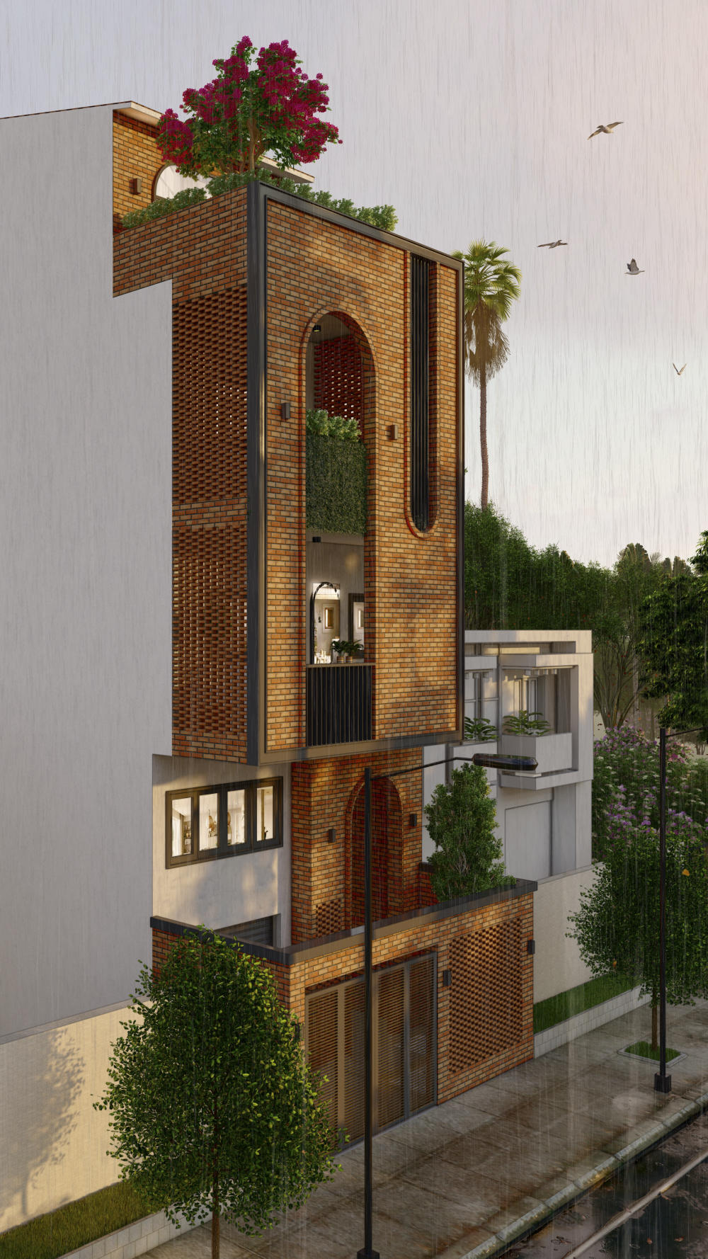 Gia Long Riverside 7x12.5 MỘC - GẠCH KHÔNG TÔ