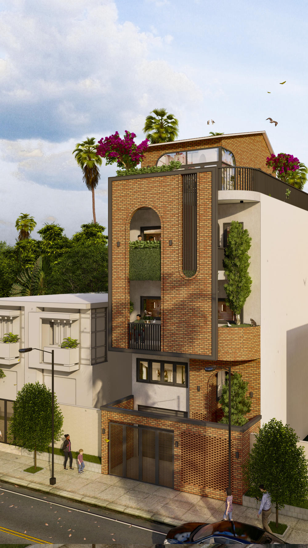 Gia Long Riverside 7x12.5 MỘC - GẠCH KHÔNG TÔ