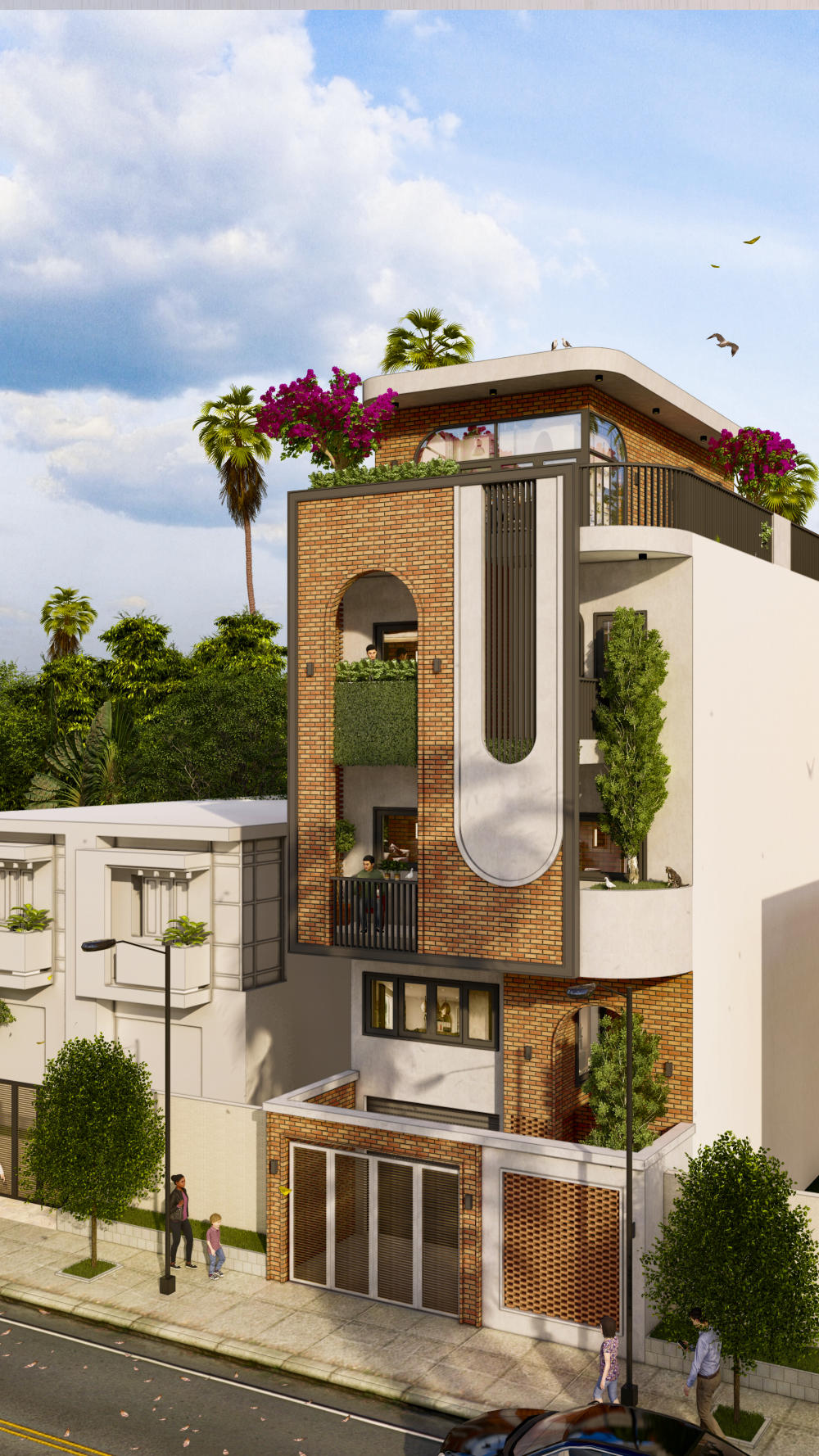Gia Long Riverside 7x12.5 MỘC - GẠCH KHÔNG TÔ