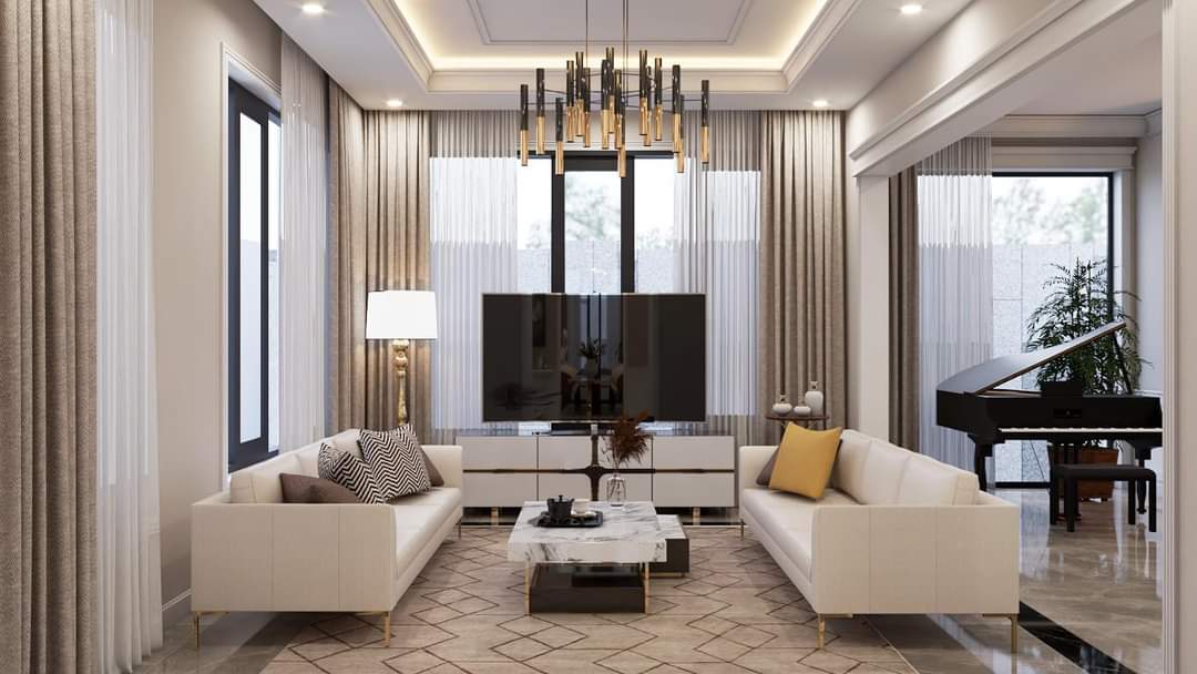 Biệt Thự mẫu 1 - ngang 12m