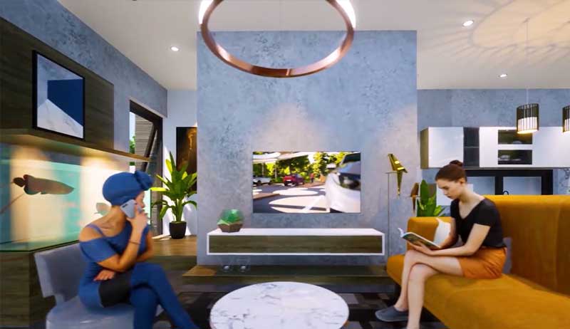 Thiết kế nội thất hiện đại bên trong dự án Minh Khôi Home 6