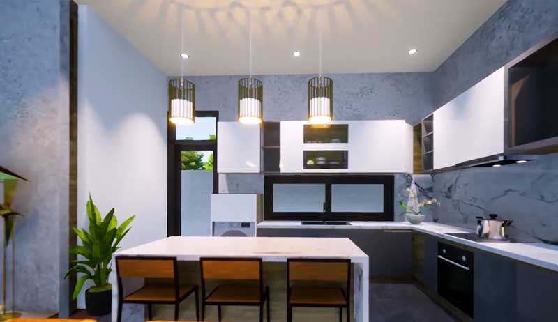 Thiết kế nội thất hiện đại bên trong dự án Minh Khôi Home 8