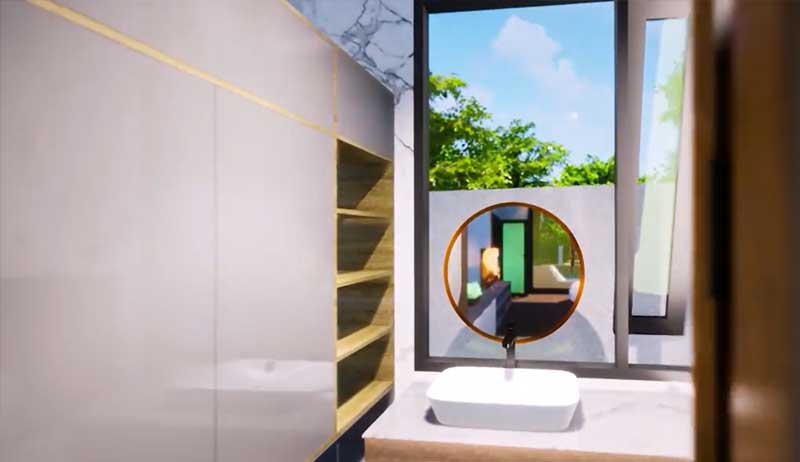 Thiết kế nội thất hiện đại bên trong dự án Minh Khôi Home 12