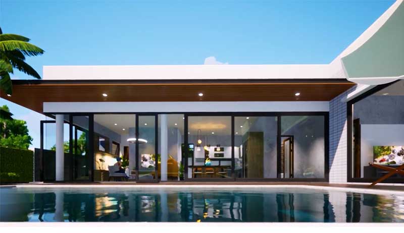 Thiết kế nội thất hiện đại bên trong dự án Minh Khôi Home 1