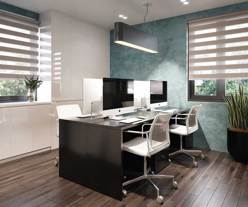 Thiết kế nội thất bên trong căn hộ nhà ở kết hợp văn phòng 7