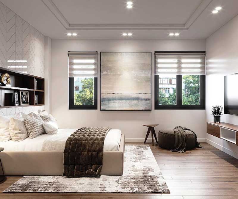 Thiết kế nội thất bên trong căn hộ nhà ở kết hợp văn phòng 10