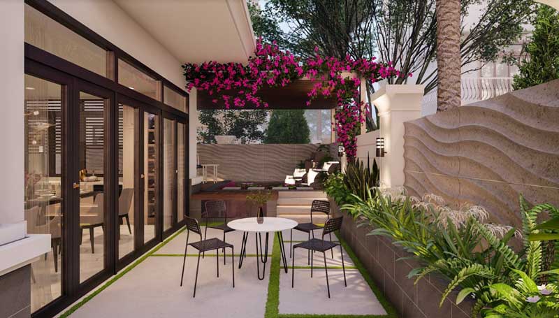 Thiết kế bên ngoài của dự án Mystery Villas