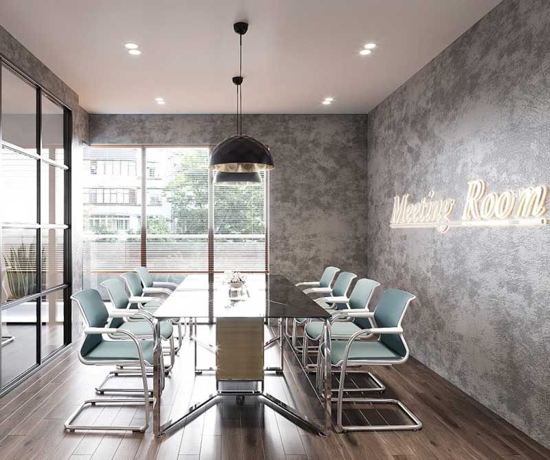 Thiết kế nội thất bên trong căn hộ nhà ở kết hợp văn phòng 4