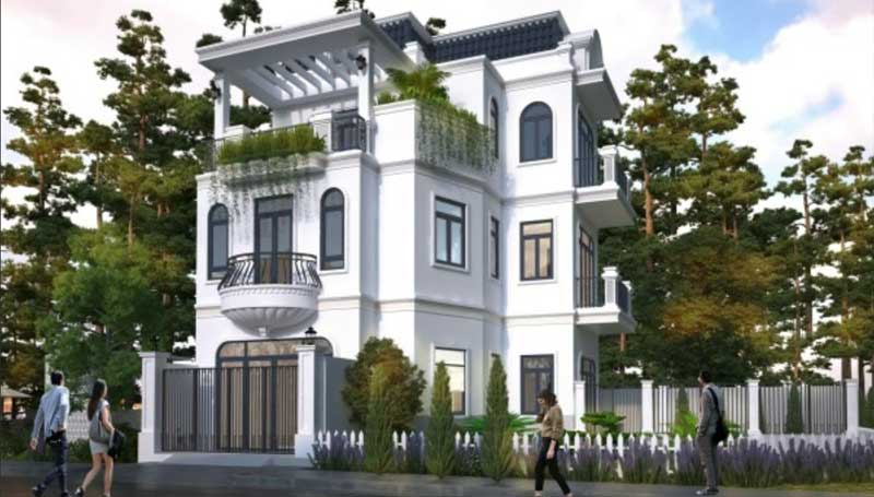 Thiết kế phía ngoài 3D 2