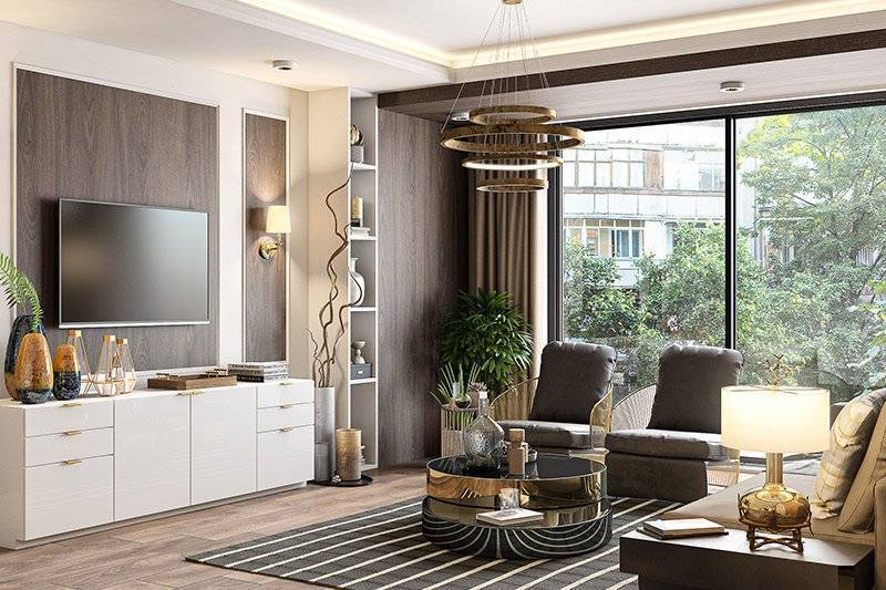 Mẫu thiết kế dành cho khu vực phòng khách