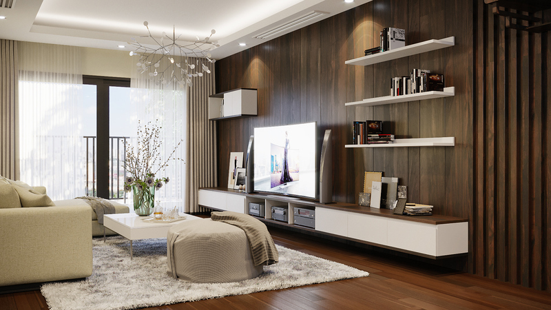 Mẫu thiết kế dành cho khu vực phòng khách