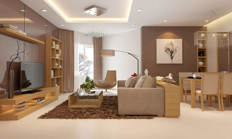 Mẫu thiết kế nội thất căn hộ - chung cư do Sunshine CAF thực hiện