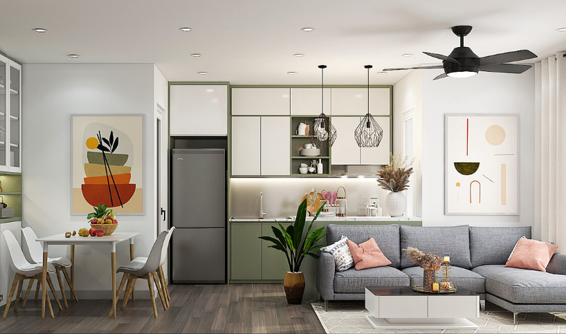 Nội Thất Nhà Xinh chú trọng vào việc lựa chọn vật liệu cao cấp và thi công tỉ mỉ