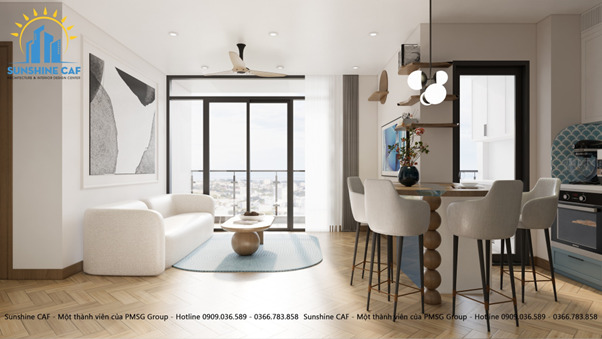 Chọn màu chủ đạo khi thiết kế nội thất chung cư
