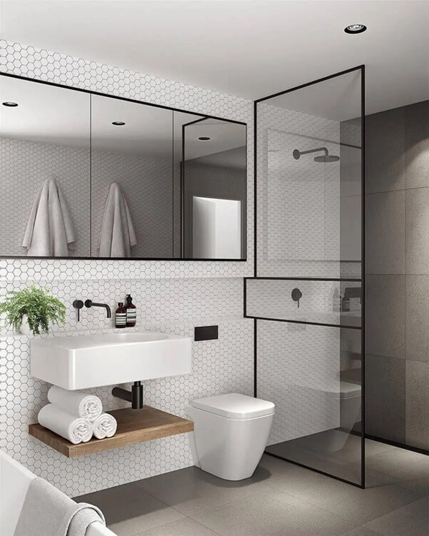 Tối ưu không gian sử dụng của nhà vệ sinh trong phong cách Châu Âu