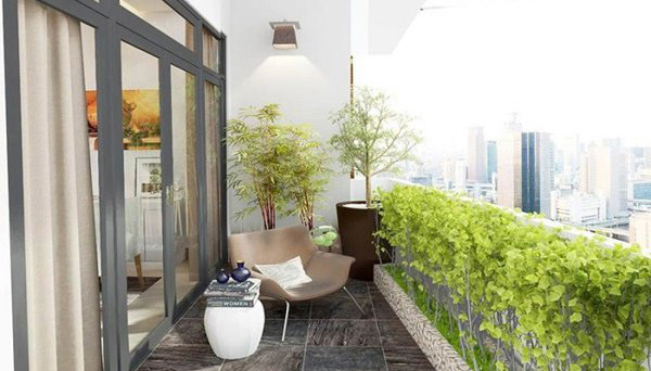 Tạo không gian xanh thư giãn cho căn hộ 70m2