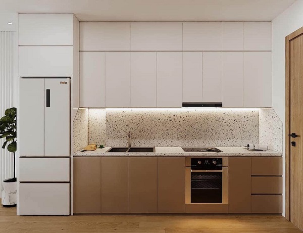 Mẫu 8: Thiết kế nội thất chung cư 90m2 theo phong cách Indochine