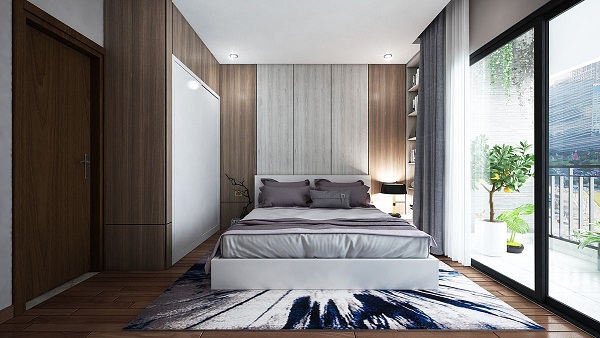 Mẫu 4: Thiết kế nội thất chung cư 90m2 theo phong cách tối giản