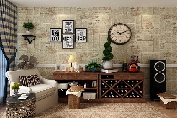 Mẫu 5: Thiết kế nội thất chung cư 90m2 theo phong cách Retro