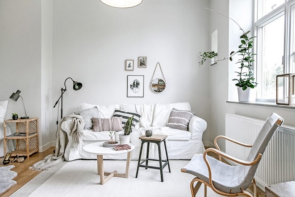 Mẫu 6: Thiết kế nội thất chung cư 90m2 theo phong cách Bắc Âu