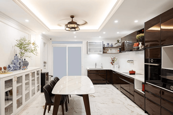 Mang cảm giác vừa vặn cho không gian bếp