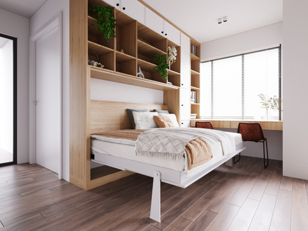 Nội thất thông minh giúp lưu trữ đồ tiện lợi