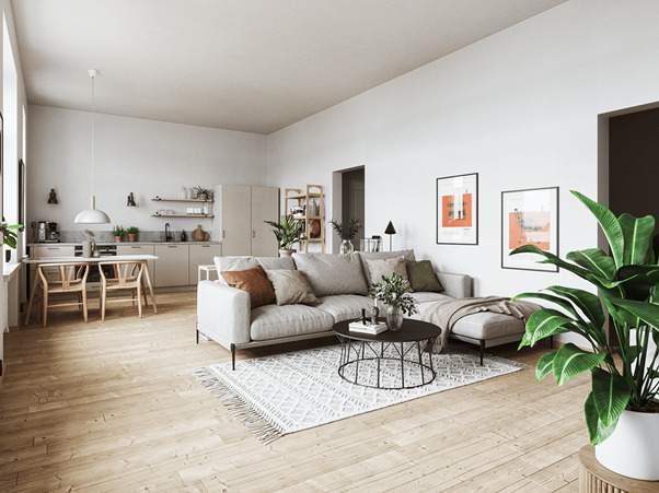 Thiết kế nội thất Scandi-chic- tạo sự tinh tế và sang trọng.