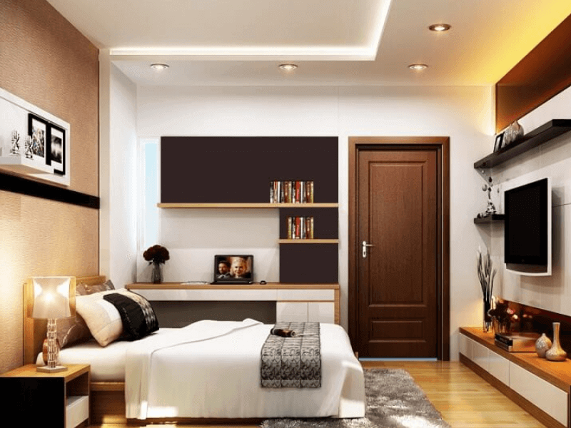 Mẫu thiết kế phòng ngủ chung cư thường thấy tại Việt Nam