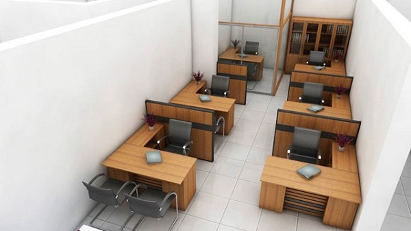 Thiết kế văn phòng 20m2 phù hợp với các lĩnh vực ngân hàng - phòng công chứng