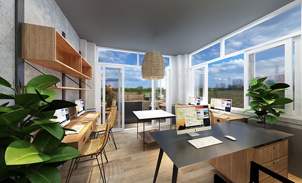 Thiết kế văn phòng 20m2 làm việc giúp nâng cao tinh thần làm việc