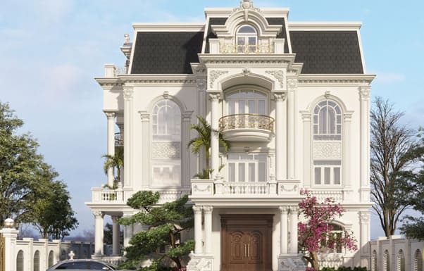 Thiết kế biệt thự phong cách cổ điển