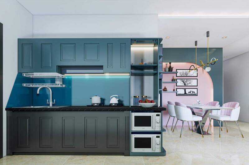 Phòng bếp Căn hộ chung cư Mỹ Phúc