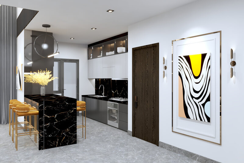 Phòng bếp Căn hộ Duplex 2 tầng